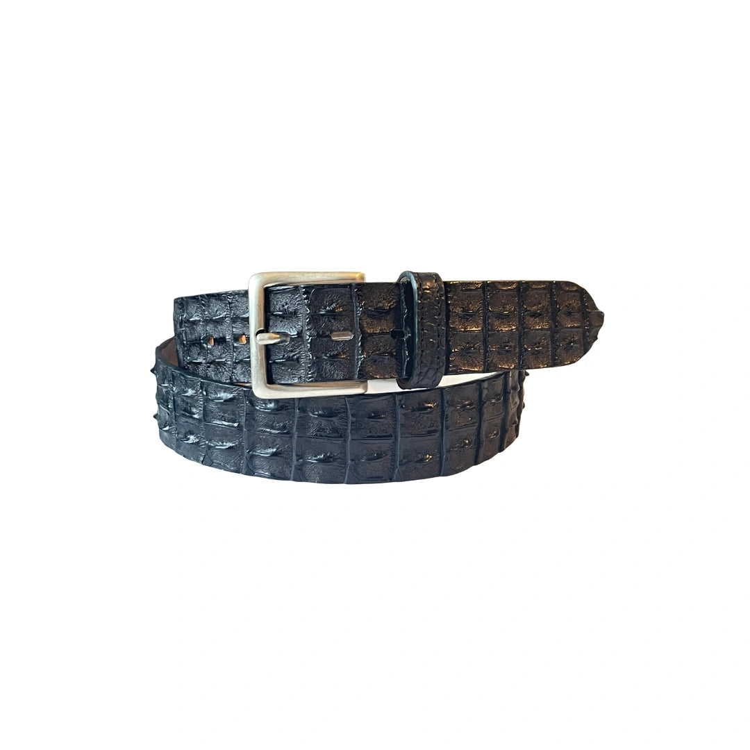 Krokodilleder Gürtel 4 cm breit Unisex handgefertigt Italien