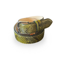 Python Gürtel 4 cm breit Handarbeit Italien