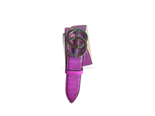 Pythonleder Gürtel 3,5 cm breit 90 cm