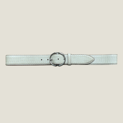 Kobraleder Gürtel 4 cm breit 90 cm Handgefertigt