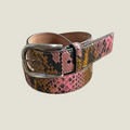 Pythonleder Gürtel 3,5 cm breit Unisex