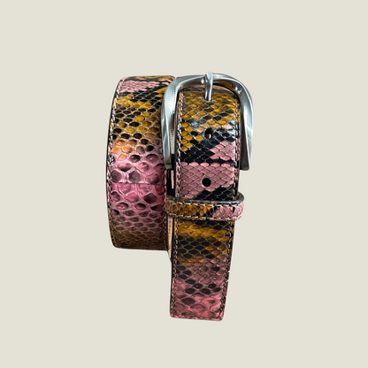 Pythonleder Gürtel 3,5 cm breit Unisex