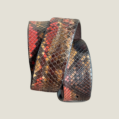 Echt Pythonleder Gürtel 4 cm breit 95 cm Unisex