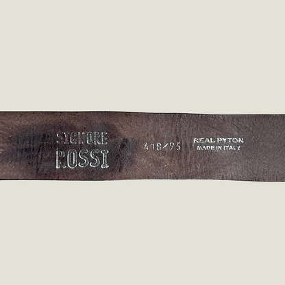 Echt Pythonleder Gürtel 4 cm breit 95 cm Unisex