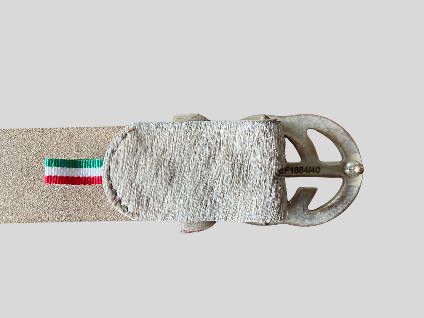 VMP Fell Rindseder Gürtel 4 cm breit 85 cm Unisex