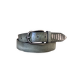 Straußenleder Gürtel 3,5 cm breit handbemalt Unisex