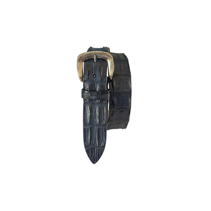 Krokodilleder Gürtel 3,5 cm breit 90 cm handgefertigt
