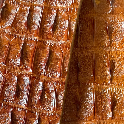 Krokodilleder Gürtel 4 cm breit Unisex Handgefertigt