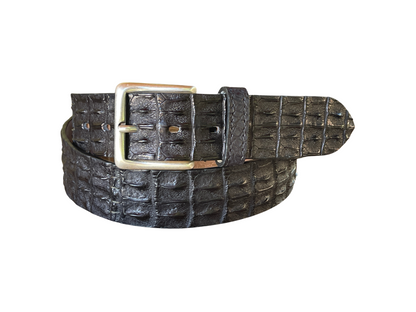 Krokodilleder Gürtel 4 cm breit Unisex handgefertigt Italien