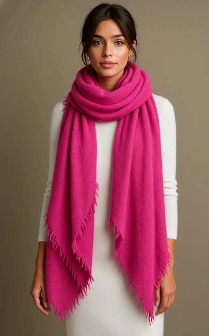 Kaschmirschal aus 100% Kaschmir, handgefertigt